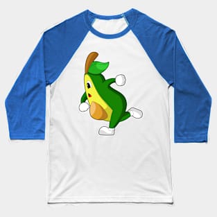 Avocado Runner Running Sports Baseball T-Shirt